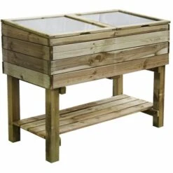 CÉMONJARDIN Serre En Bois Vénézia Sur Pieds