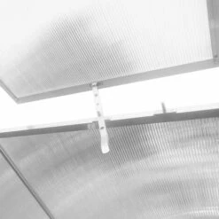 GARDIUN Serre De Jardin En Polycarbonate/Aluminium Lunada - 3,63 M² 188x193x190 Cm Avec Base 3 Modules -France Serre de jardin Soldes 2022 17270105 5