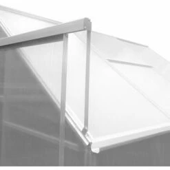 GARDIUN Serre De Jardin En Polycarbonate/Aluminium Lunada - 4,82 M² 249x193x190 Cm Avec Base 4 Modules -France Serre de jardin Soldes 2022 17270117 4