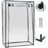 VidaXL Serre à Tomates 102x52x150 Cm - Transparent -France Serre de jardin Soldes 2022 17557173 1