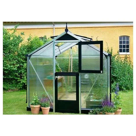 JULIANA Serre Polycarbonate Compact 8,20 M², Couleur Silver, Base Sans Base - Silver 3 JULIANA Serre Polycarbonate Compact 8,20 M², Couleur Silver, Base Sans Base - Silver