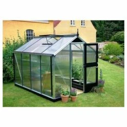 JULIANA Serre Polycarbonate Compact 8,20 M², Couleur Silver, Base Sans Base - Silver 9 JULIANA Serre Polycarbonate Compact 8,20 M², Couleur Silver, Base Sans Base - Silver -France Serre de jardin Soldes 2022 17858222 3