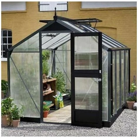 JULIANA Serre Polycarbonate Compact 8,20 M², Couleur Silver, Base Sans Base - Silver 6 JULIANA Serre Polycarbonate Compact 8,20 M², Couleur Silver, Base Sans Base - Silver – Image 4