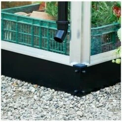 JULIANA Serre En Verre Trempé Orangerie 15.2 M², Couleur Anthracite, Base Sans Base - Anthracite 10 JULIANA Serre En Verre Trempé Orangerie 15.2 M², Couleur Anthracite, Base Sans Base - Anthracite -France Serre de jardin Soldes 2022 17859341 4