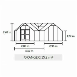 JULIANA Serre En Verre Trempé Orangerie 15.2 M², Couleur Anthracite, Base Sans Base - Anthracite 11 JULIANA Serre En Verre Trempé Orangerie 15.2 M², Couleur Anthracite, Base Sans Base - Anthracite -France Serre de jardin Soldes 2022 17859341 5