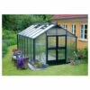 JULIANA Serre Polycarbonate Premium 8.80 M², Couleur Anthracite, Base Avec Base - Anthracite -France Serre de jardin Soldes 2022 17859386 1