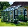 JULIANA Serre En Verre Trempé Premium 10.9 M², Couleur Anthracite, Base Sans Base - Anthracite -France Serre de jardin Soldes 2022 17859401 1