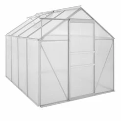 Zelsius Serre En Aluminium | 250 X 190 Cm | Panneaux De 6 Mm, 4,75m² -France Serre de jardin Soldes 2022 18086889 3