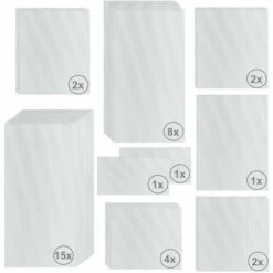 Zelsius Set De Plaques De Polycarbonate 36 Pièces | Feuille Double Paroi