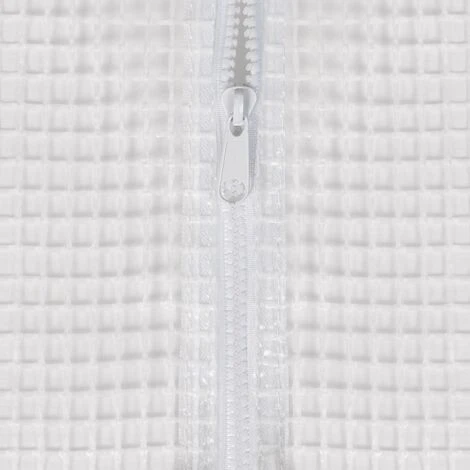 IDMARKET Serre Tunnel De Jardin 4 Saisons 18m² Blanche Gamme Maraîchère CRIMÉE 6x3M - Blanc 6 IDMARKET Serre Tunnel De Jardin 4 Saisons 18m² Blanche Gamme Maraîchère CRIMÉE 6x3M - Blanc – Image 4