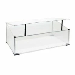 WILTEC Serre De Jardin En Aluminium 100x60x40cm Toit Blocable Résistant Aux Intempéries Et Protection UV