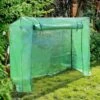 WILTEC Serre De Jardin 200x77x169cm Tomate Maraîchère Aération Porte Déroulante Film Grillagé PE Entrée -France Serre de jardin Soldes 2022 18398548 1