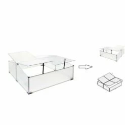 BIGB Serre De Jardin Double Chassis En Aluminium 100 X 120 X 40 Cm - Potager Jardinage