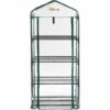 OGROW Mini Serre De Balcon Terrasse Jardin | Tente Abri Portable Extérieure | 4 Étagères | 68,6 x 48,3 x 157,5 Cm -France Serre de jardin Soldes 2022 18734167 1