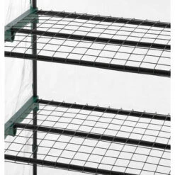 OGROW Mini Serre De Balcon Terrasse Jardin | Tente Abri Portable Extérieure | 4 Étagères | 68,6 x 48,3 x 157,5 Cm -France Serre de jardin Soldes 2022 18734167 3