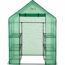 OGROW Mini Serre De Jardin | Tente Abri Pour Légume, Plantes En Polyéthylène Vert | 8 Étagères | 143 X 143 X 195 Cm -France Serre de jardin Soldes 2022 18734171 2