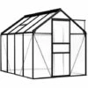 VidaXL Serre Anthracite Aluminium 4,75 M² - Anthracite -France Serre de jardin Soldes 2022 18800267 1