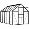 VidaXL Serre Anthracite Aluminium 5,89 M² - Anthracite -France Serre de jardin Soldes 2022 18800272 1