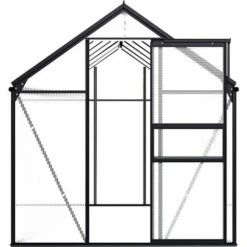VidaXL Serre Anthracite Aluminium 7,03 M² - Anthracite -France Serre de jardin Soldes 2022 18800277 3