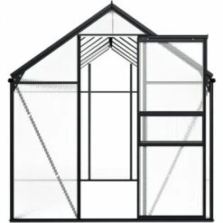 VidaXL Serre Anthracite Aluminium 8,17 M² - Anthracite 9 VidaXL Serre Anthracite Aluminium 8,17 M² - Anthracite -France Serre de jardin Soldes 2022 18800281 3