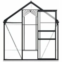 VidaXL Serre Avec Cadre De Base Anthracite Aluminium 7,03 M² - Anthracite 9 VidaXL Serre Avec Cadre De Base Anthracite Aluminium 7,03 M² - Anthracite -France Serre de jardin Soldes 2022 18904269 3
