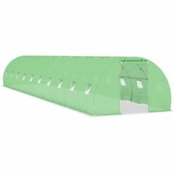 VidaXL Serre 45 M² 15x3x2 M - Vert 9 VidaXL Serre 45 M² 15x3x2 M - Vert -France Serre de jardin Soldes 2022 19667486 3