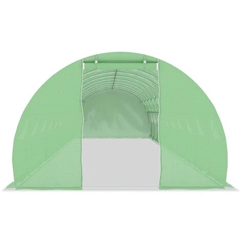 VidaXL Serre 45 M² 15x3x2 M - Vert 6 VidaXL Serre 45 M² 15x3x2 M - Vert – Image 4