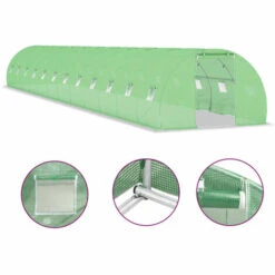 VidaXL Serre 54 M² 18x3x2 M - Vert -France Serre de jardin Soldes 2022 19667489 5