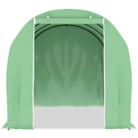 VidaXL Serre 6,86 M² 3,43x2x2 M - Vert 5 VidaXL Serre 6,86 M² 3,43x2x2 M - Vert – Image 3