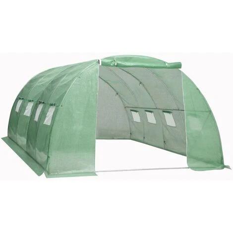 VidaXL Serre 16 M² 4x4x2 M - Vert 4 VidaXL Serre 16 M² 4x4x2 M - Vert – Image 2