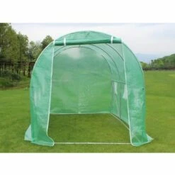 HABITAT ET JARDIN SERRE TUNNEL DE JARDIN ALTHEA - 6M² - 3 X 2 X 2 M - Vert. -France Serre de jardin Soldes 2022 210873 3