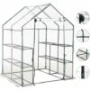 ASUPERMALL Serre Avec 8 Etageres 143x143x195 Cm -France Serre de jardin Soldes 2022 23187685 1