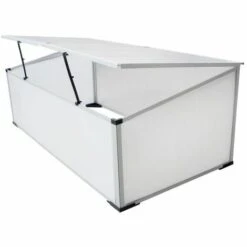 Topdeal Serre Froide à 2 Couvercles 110x55x41 Cm