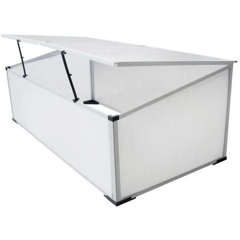 Topdeal Serre Froide à 2 Couvercles 110x55x41 Cm 3 Topdeal Serre Froide à 2 Couvercles 110x55x41 Cm