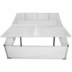 Topdeal Serre Froide à 4 Couvercles 108x110x41 Cm 10 Topdeal Serre Froide à 4 Couvercles 108x110x41 Cm -France Serre de jardin Soldes 2022 23243842 4