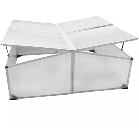 Topdeal Serre Froide à 4 Couvercles 108x110x41 Cm 7 Topdeal Serre Froide à 4 Couvercles 108x110x41 Cm – Image 5