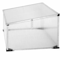 GARDEBRUK Mini-serre De Jardin Serre à Tomates Aluminium Inoxydable Polycarbonate 4 Mm 100x60cm -France Serre de jardin Soldes 2022 23253134 4