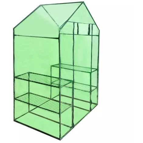 Topdeal Serre Avec 4 étagères 3 Topdeal Serre Avec 4 étagères