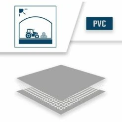 TECPLAST Bâche Tunnel Agricole 3x5 M 900TU Grise - Qualité 15 Ans - Bâche étanche Pour Tunnel De Stockage - Made In France - Grise 10 TECPLAST Bâche Tunnel Agricole 3x5 M 900TU Grise - Qualité 15 Ans - Bâche étanche Pour Tunnel De Stockage - Made In France - Grise -France Serre de jardin Soldes 2022 23711538 4