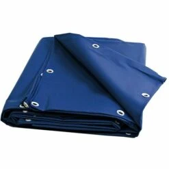 TECPLAST Bâche Agricole 2x3 M 680AG Bleue - Qualité 10 Ans - Bâche De Protection étanche Pour Matériel Agricole - Made In France - Bleue