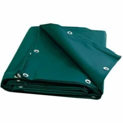 TECPLAST Bâche Agricole 2x3 M 680AG Verte - Qualité 10 Ans - Bâche De Protection étanche Pour Matériel Agricole - Made In France - Verte