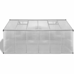 Hommoo Serre Renforcee En Aluminium Avec Cadre De Base 9,025 M² HDV26457 10 Hommoo Serre Renforcee En Aluminium Avec Cadre De Base 9,025 M² HDV26457 -France Serre de jardin Soldes 2022 25139962 4