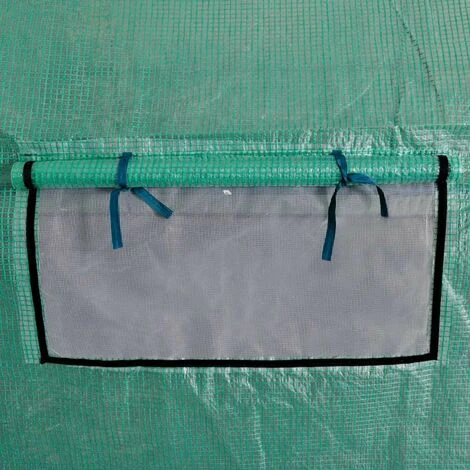 Hommoo Serre Portable Cadre En Acier 18 M² HDV27376 4 Hommoo Serre Portable Cadre En Acier 18 M² HDV27376 – Image 2