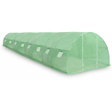 Hommoo Serre Avec Fondation En Acier 36 M² 1200x300x200 Cm HDV29668 7 Hommoo Serre Avec Fondation En Acier 36 M² 1200x300x200 Cm HDV29668 – Image 5