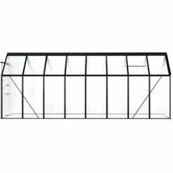 ASUPERMALL Serre Anthracite Aluminium 9,31 M² -France Serre de jardin Soldes 2022 25977274 4