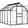 ASUPERMALL Serre Avec Cadre De Base Anthracite Aluminium 4,75 M² -France Serre de jardin Soldes 2022 25977279 1