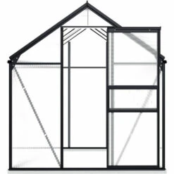 ASUPERMALL Serre Avec Cadre De Base Anthracite Aluminium 4,75 M² -France Serre de jardin Soldes 2022 25977279 3