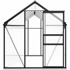 ASUPERMALL Serre Avec Cadre De Base Anthracite Aluminium 8,17 M² 9 ASUPERMALL Serre Avec Cadre De Base Anthracite Aluminium 8,17 M² -France Serre de jardin Soldes 2022 25977289 3