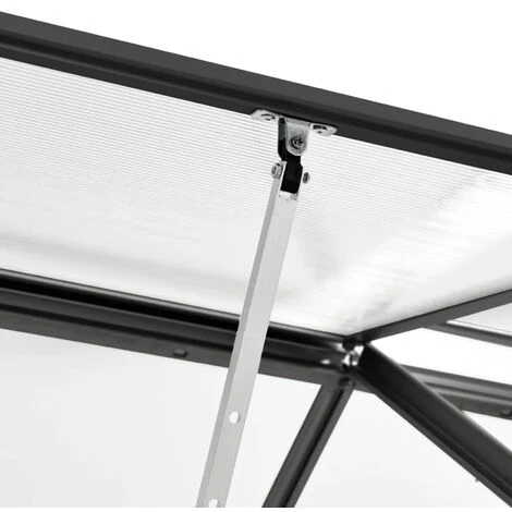 ASUPERMALL Serre Avec Cadre De Base Anthracite Aluminium 8,17 M² 7 ASUPERMALL Serre Avec Cadre De Base Anthracite Aluminium 8,17 M² – Image 5