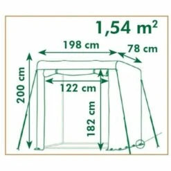 TRUE DEAL Nature Serre à Tomates 198x78x200 Cm -France Serre de jardin Soldes 2022 26309057 4